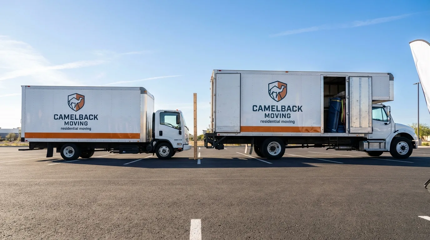 Moving truck size capacity guide in Pleasant Grove